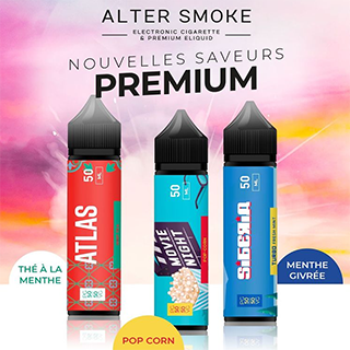 3 nouvelles saveurs AlterSmoke Premium à découvrir !